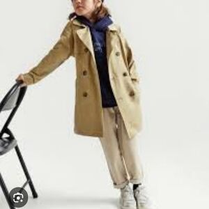 🍁Zara Girl's Fall Double Breasted Trench Coat